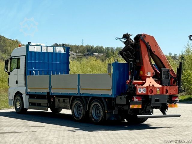 Kraan yang dipasang pada lori MAN TGX 28.480 Pritsche 7,10 m+ PK 27002/FUNK * TOP