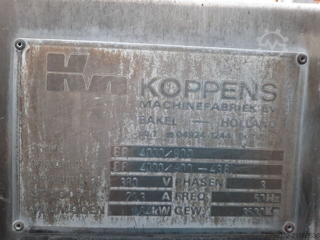 Koppens fritöz Koppens BR 4000/900