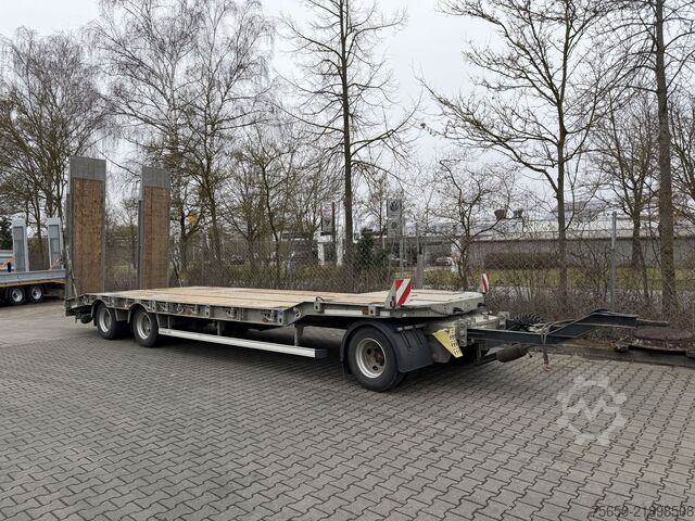 低床トレーラー Humbaur HTD 30  3 Achs Tiefladeranhänger, Wenig Benutzt