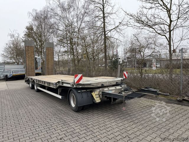 低床トレーラー Humbaur HTD 30  3 Achs Tiefladeranhänger, Wenig Benutzt