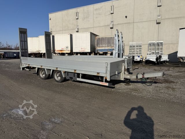 Lágflutningavagn Humbaur HBT  13,6 T Tandemtieflader