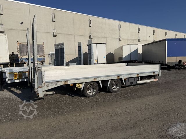 Lágflutningavagn Humbaur HBT  13,6 T Tandemtieflader