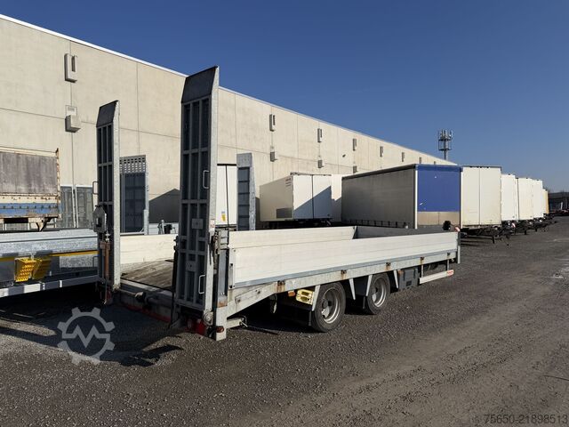 Lágflutningavagn Humbaur HBT  13,6 T Tandemtieflader