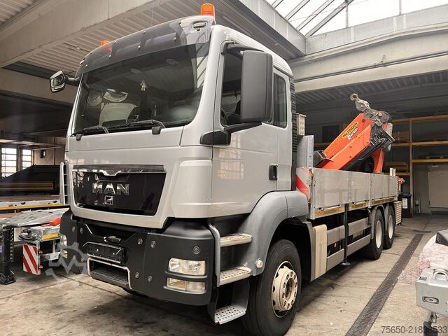 LKW mit Pritsche (offen) MAN Truck & Bus TGA08  TGS 26.440 6 x 4 BL mit Kran PK53002