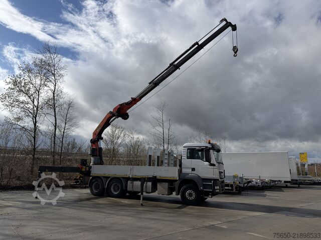 LKW mit Pritsche (offen) MAN Truck & Bus TGA08  TGS 26.440 6 x 4 BL mit Kran PK53002
