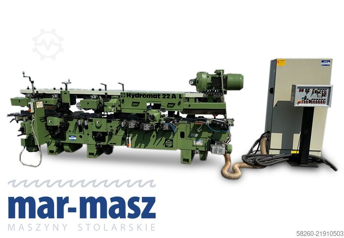 Štvorstranná hobľovačka na mokré práce WEINIG Hydromat 22 AL na 8 głowic