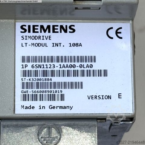 Electrónica / Controles PLC SIEMENS 6SN1123-1AA00-0LA0
