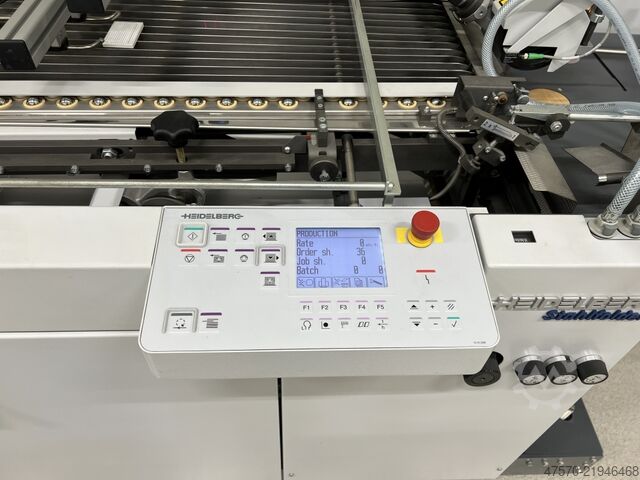 Máquina plegadora y hendedora Heidelberg Stahlfolder + Popp Maschinenbau SRT + MWS