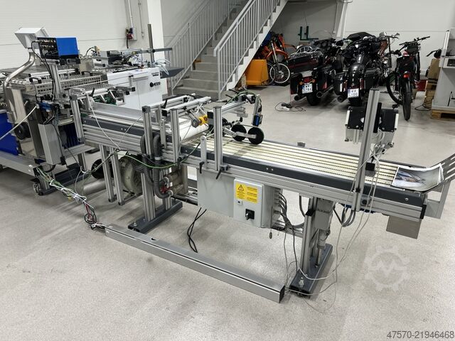 Máquina plegadora y hendedora Heidelberg Stahlfolder + Popp Maschinenbau SRT + MWS