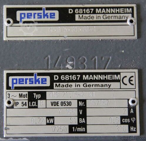 Frezavimo variklis krašto apdorojimo mašinos Perske KNS 21.05-2