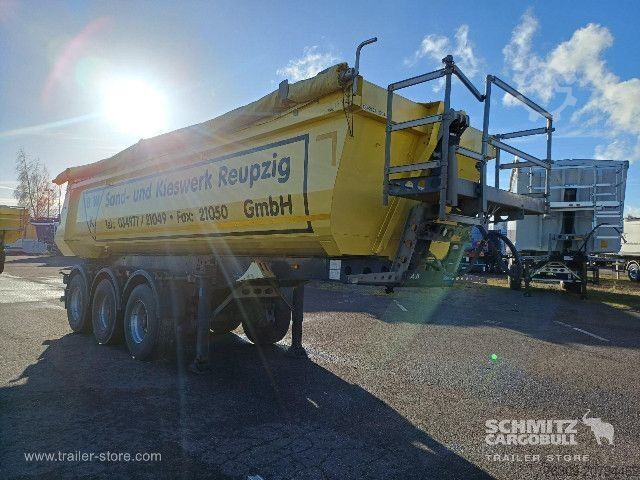 Trailer truk bak jungkit Schmitz Cargobull Kipper Stahlrundmulde 24m³