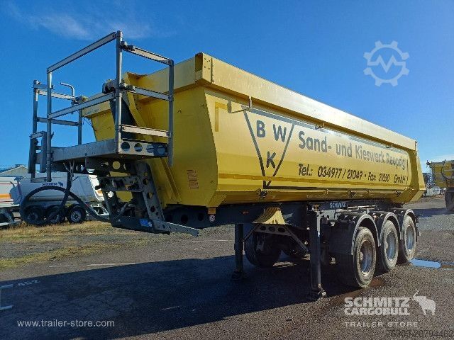 Trailer truk bak jungkit Schmitz Cargobull Kipper Stahlrundmulde 24m³