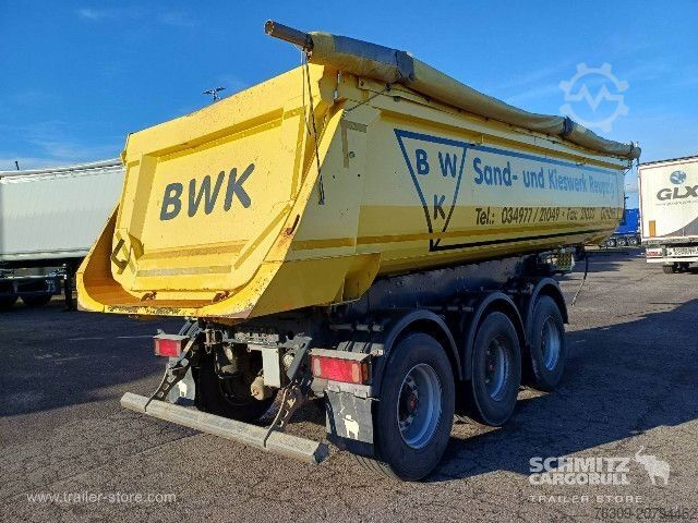 Trailer truk bak jungkit Schmitz Cargobull Kipper Stahlrundmulde 24m³