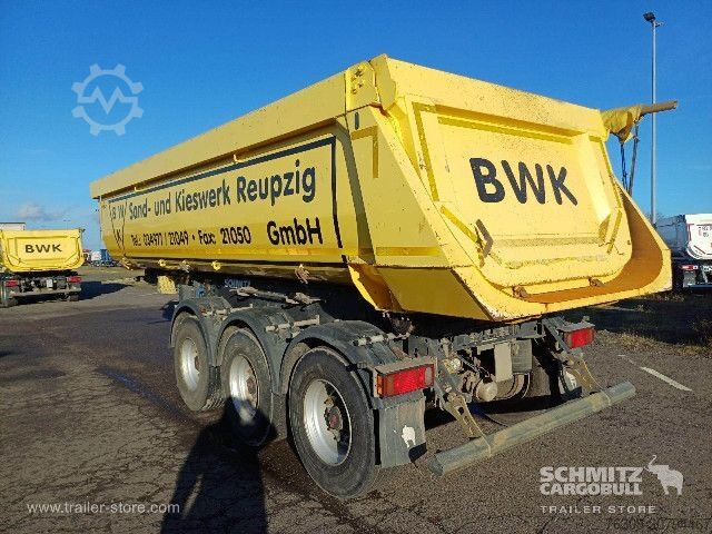 Trailer truk bak jungkit Schmitz Cargobull Kipper Stahlrundmulde 24m³