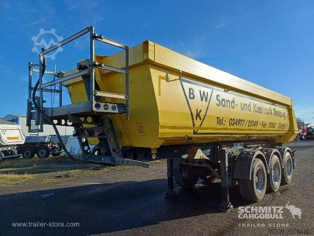Trailer truk bak jungkit Schmitz Cargobull Kipper Stahlrundmulde 24m³