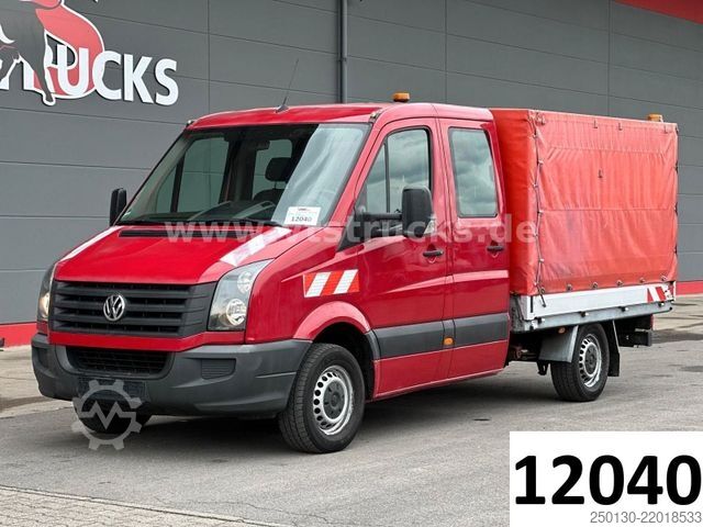 Βαν με κουρτίνα πλευράς VW Crafter 35 Doppelkabine Pritsche + Plane
