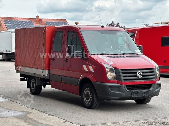 Βαν με κουρτίνα πλευράς VW Crafter 35 Doppelkabine Pritsche + Plane