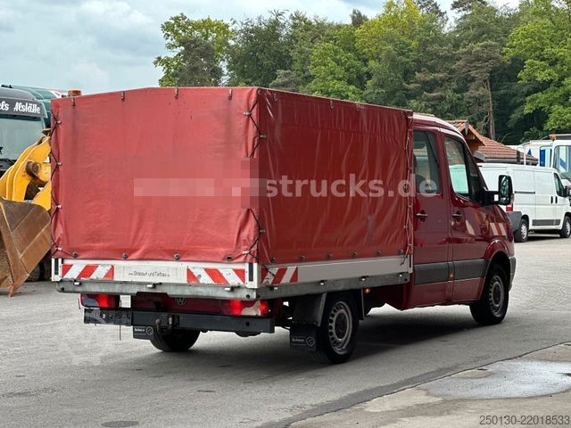 Βαν με κουρτίνα πλευράς VW Crafter 35 Doppelkabine Pritsche + Plane