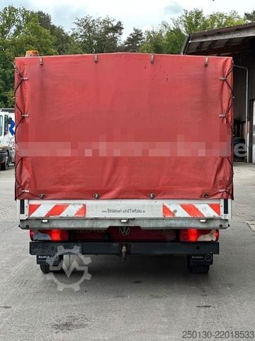 Βαν με κουρτίνα πλευράς VW Crafter 35 Doppelkabine Pritsche + Plane