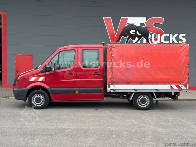 Βαν με κουρτίνα πλευράς VW Crafter 35 Doppelkabine Pritsche + Plane