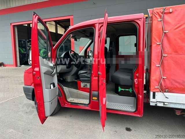 Βαν με κουρτίνα πλευράς VW Crafter 35 Doppelkabine Pritsche + Plane