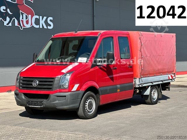 Βαν με κουρτίνα πλευράς VW Crafter 35 Doppelkabine Pritsche + Plane