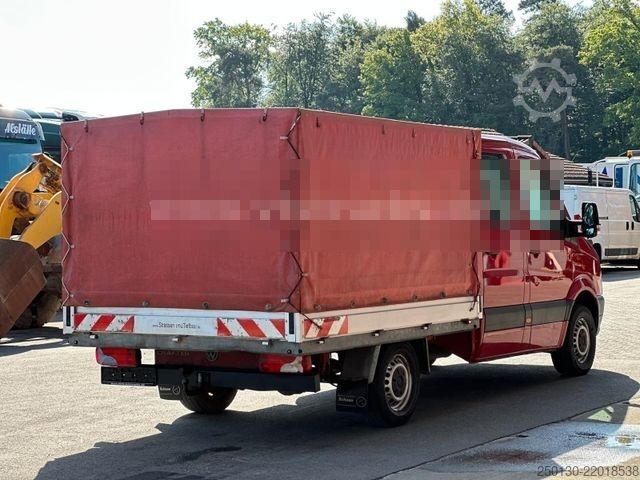 Βαν με κουρτίνα πλευράς VW Crafter 35 Doppelkabine Pritsche + Plane