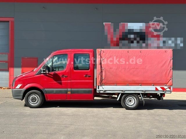 Βαν με κουρτίνα πλευράς VW Crafter 35 Doppelkabine Pritsche + Plane