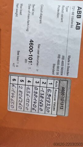 Industrieroboter ABB IRB 4600-60/2.05 ABB 2x IRB 4600-60/2.05 Type C