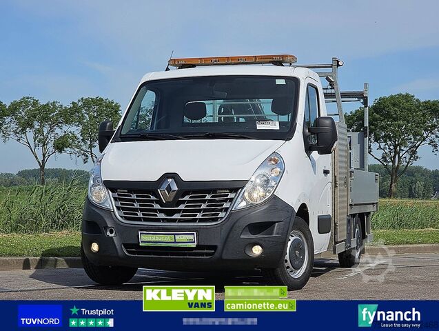 Platformslastbil med kran RENAULT MASTER T35 HIAB T-CLX13 EURO6