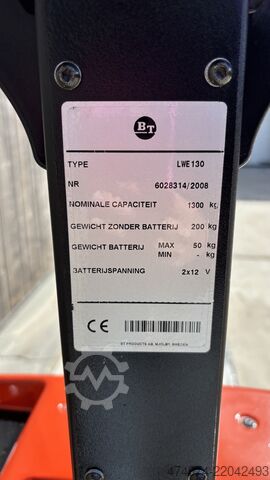 電動パレットトラック BT LWE 130 palletwagen