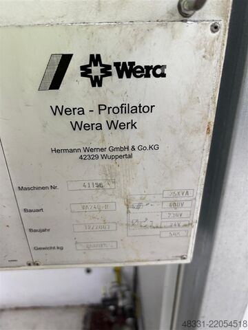 Máy phay mép răng WERA VA 240-R