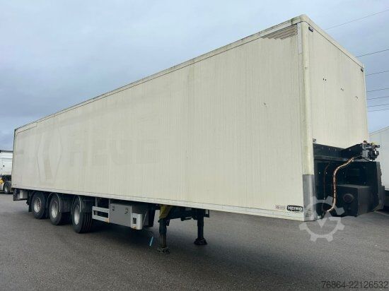 ボックスセミトレーラー PACTON TRD 345, 3-ACHS ROLLBODEN, KOFFERAUFLIEGER, FöRDERBAND, 2XLENKACHSE!