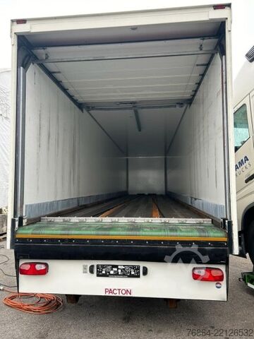 ボックスセミトレーラー PACTON TRD 345, 3-ACHS ROLLBODEN, KOFFERAUFLIEGER, FöRDERBAND, 2XLENKACHSE!