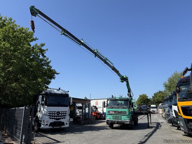 Камион с платформа Volvo FM12 420 4X4 Kran MKG 300 bis 24 Meter