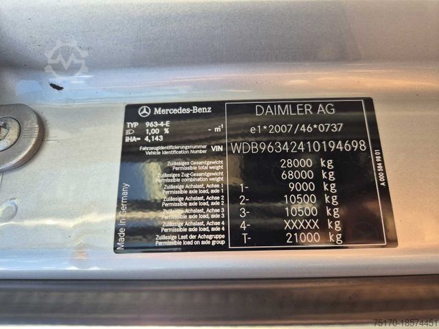 Schwerlast LKW/SZM MERCEDES-BENZ Actros 2658 LS 6x4 Turbo Retarder 120t BigSpace