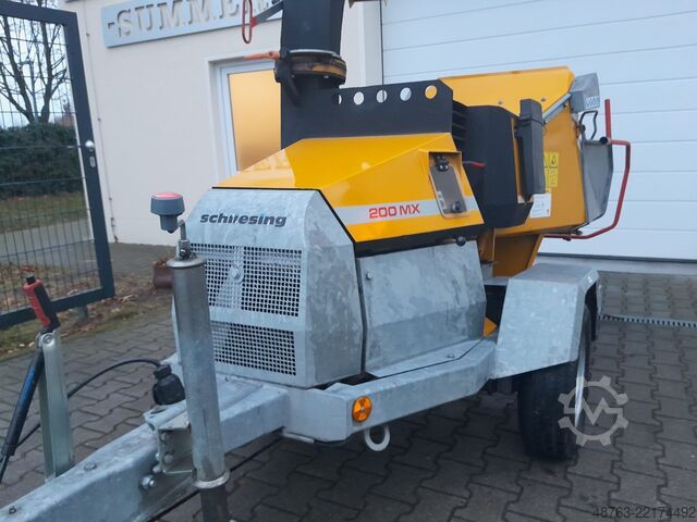 Puunmurskain, oksasilppuri, hakkuri Schliesing MX 200  MX175  MX235