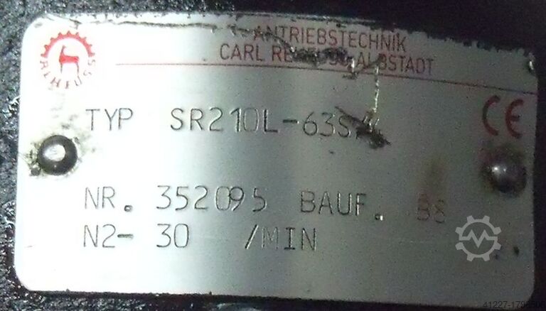 Gearmotor 0,12 kW, 30 omdr./min. Rehfuss SR2 10L-63S/4