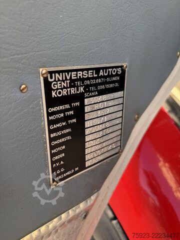 Loading platform Scania 50 L5046 – 4x2 classic oldtimer open box truck