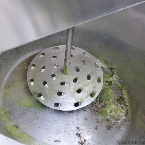 V2A製 450リットル撹拌タンク（攪拌ディスク付き）  9098