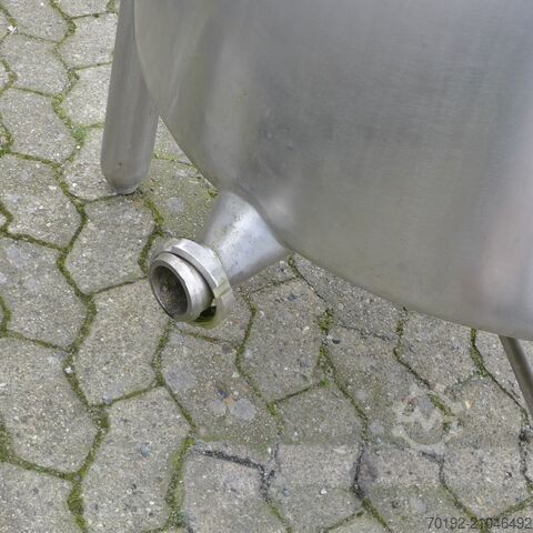 V2A製 450リットル撹拌タンク（攪拌ディスク付き）  9098