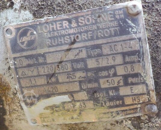 V2A製1200リットルタンク（プロペラ攪拌機付き）  9097