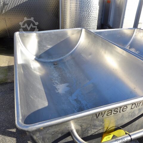 200リットル V4A製オープントレイ  8887