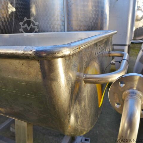 200リットル V4A製オープントレイ  8887