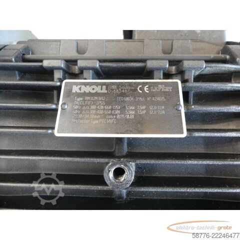 Hluti Knoll TG50-42/55480 Pumpe SN: 268828 mit AM 112M BA2 Motor --