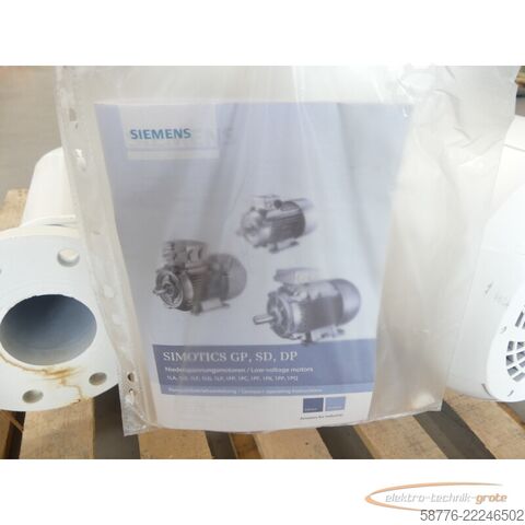 Komponentas Siemens Pompes EVA VM 80 SCM Pumpe +  1AV3112B 1LE10031BB234FB4-Z --