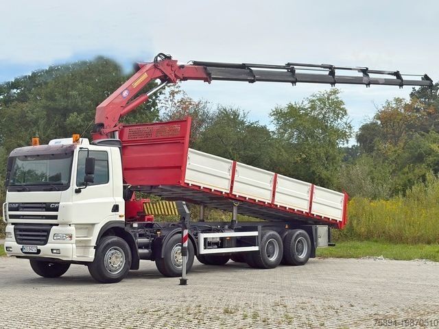 Самосвален камион DAF CF 85.380 * HMF 2823 K6 (B3) + FUNK * 8x4 * TOP