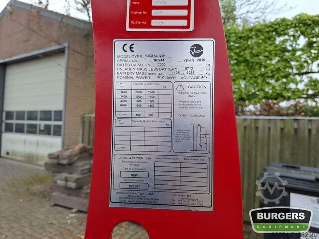 Forklift lorong sempit Flexi Bendi Flexi AC 1200