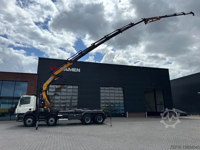 Krókarmakerfi DAF CF 340 8x4 Haaksysteem / Effer 370+Jib,winch