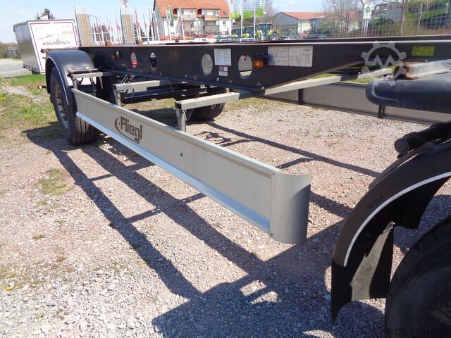 Swap-chassis trailer Fliegl 2-Achs Wechselanhänger ZWP 180 Standard
